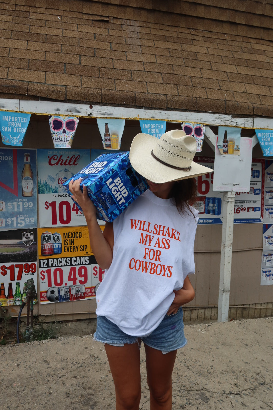 "Will Shake My Ass for Cowboys" Tank