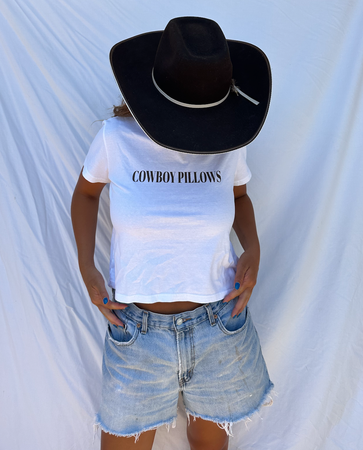 White "Cowboy Pillows™️”Tee