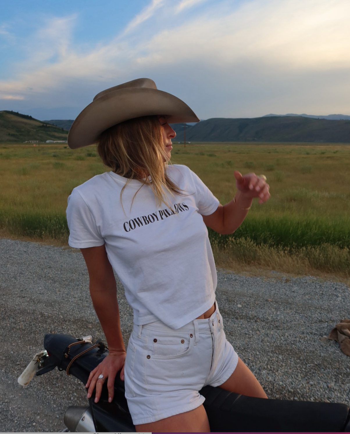White "Cowboy Pillows™️”Tee