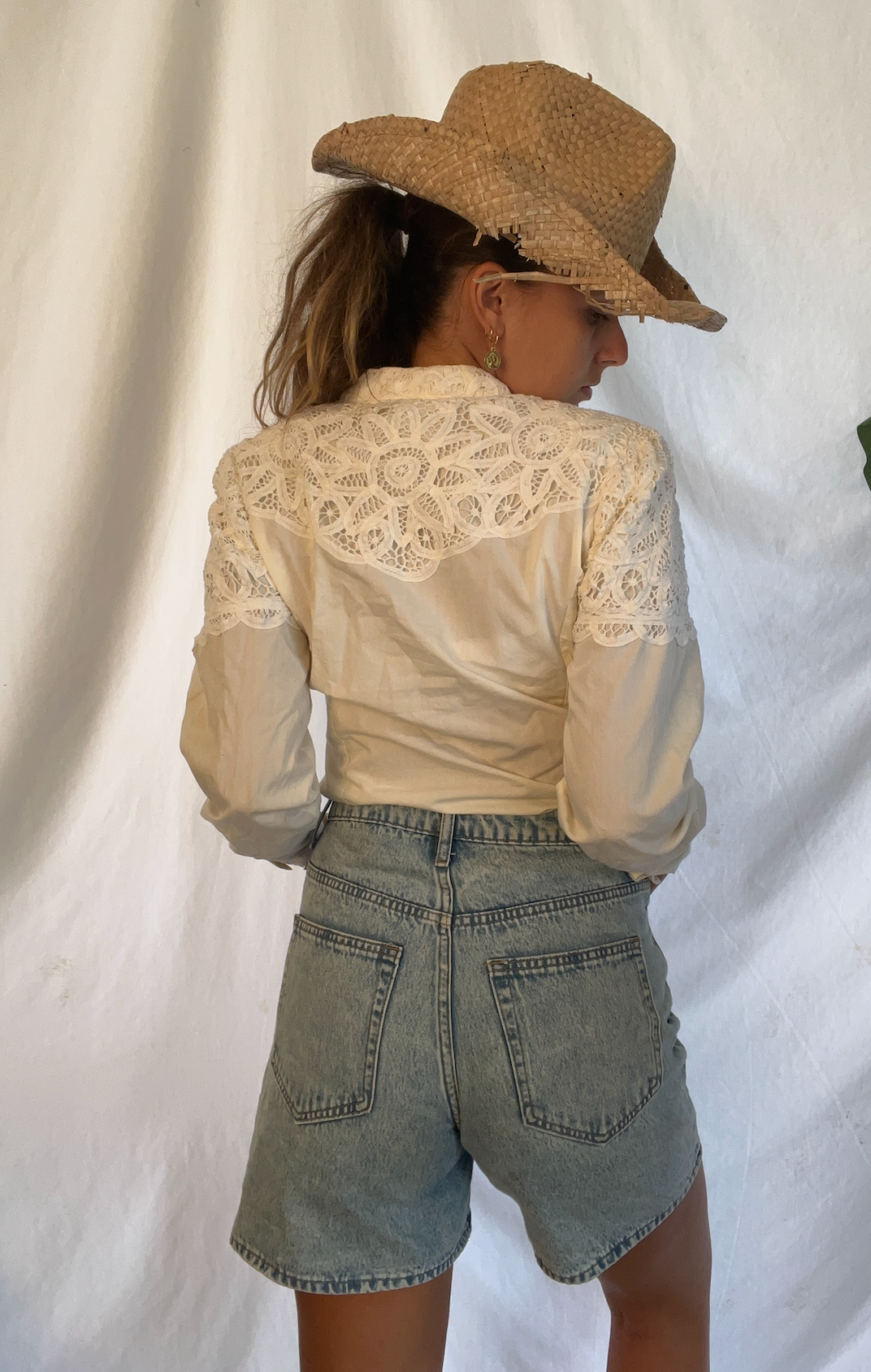 White Button Down Blouse