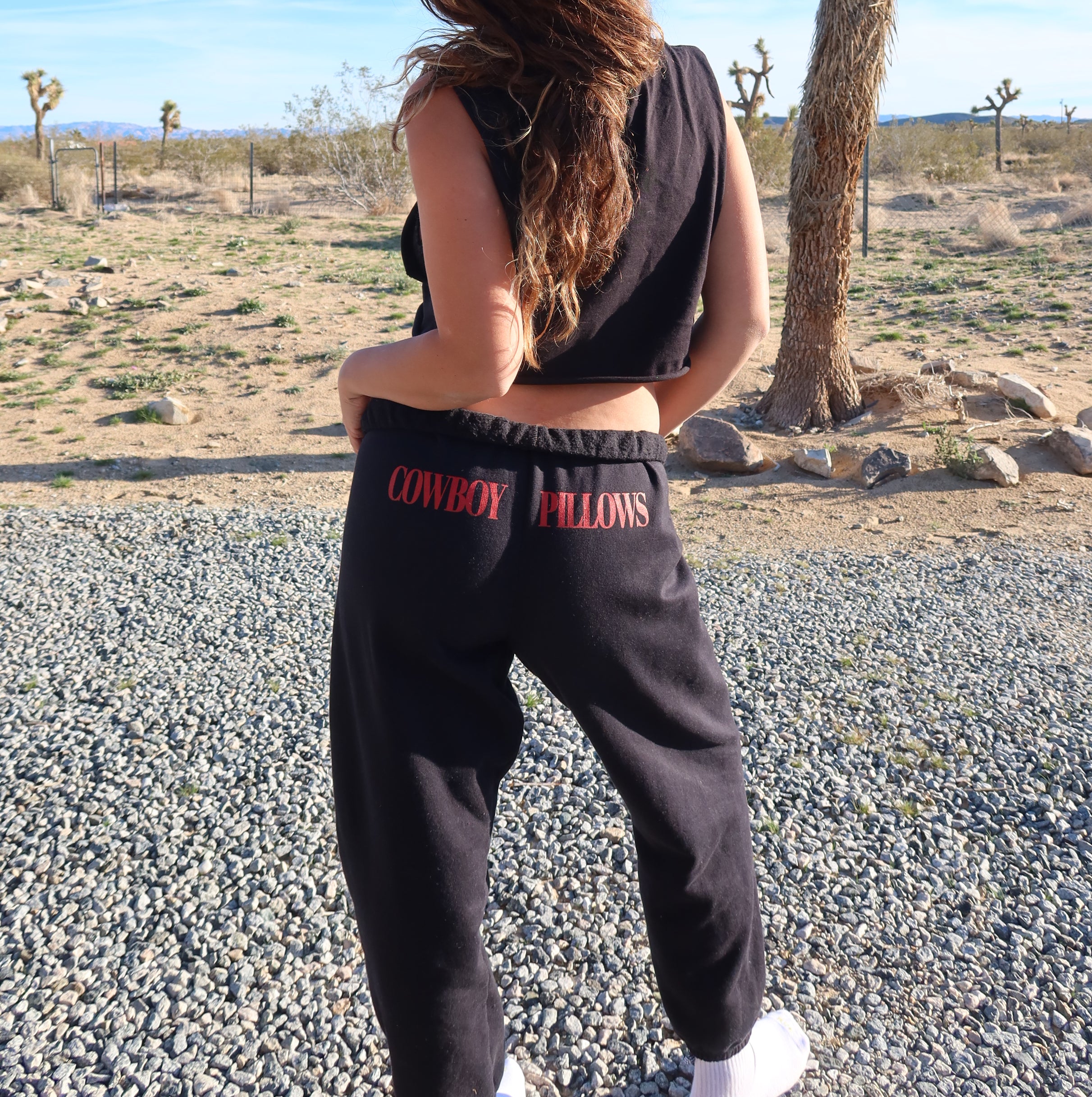 Cowboy Pillows®️ White Sweatpants