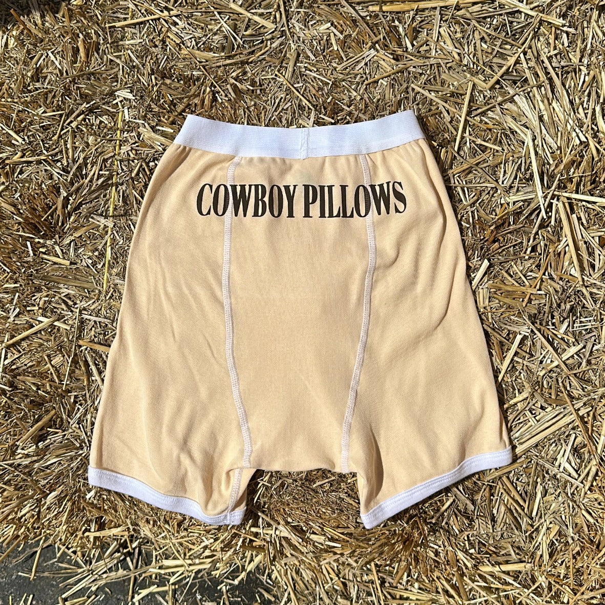 Cowboy Pillows CREAM Boxer Briefs sheisgracielou LLC