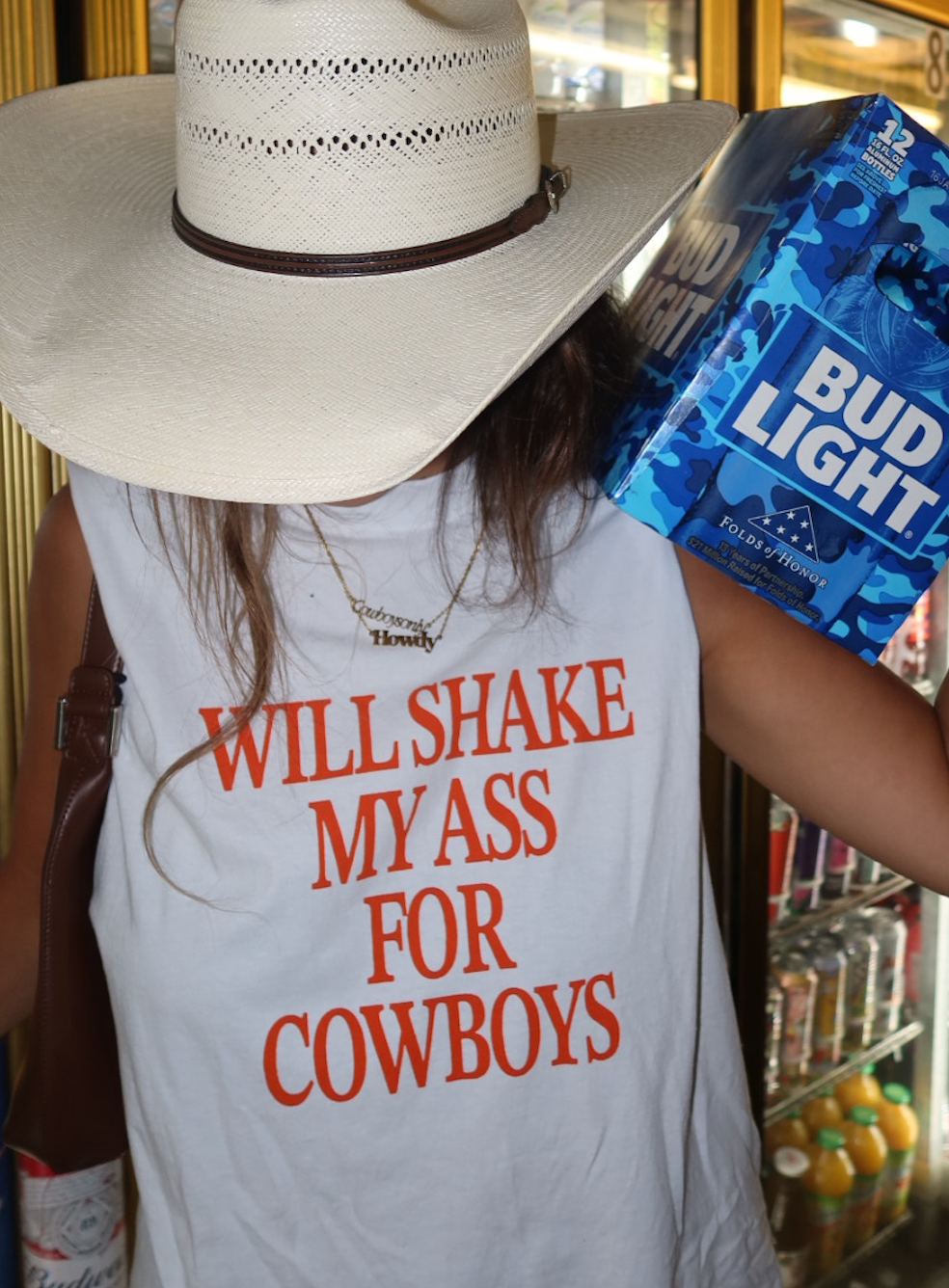 "Will Shake My Ass for Cowboys" Tank