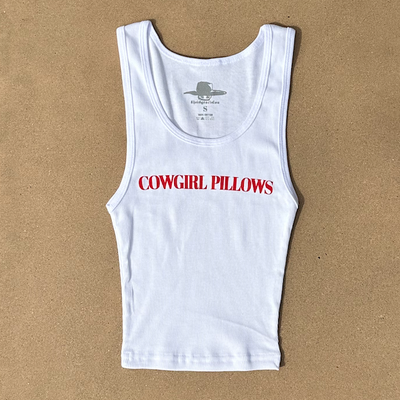 COWGIRL PILLOWS tank (limited edition)