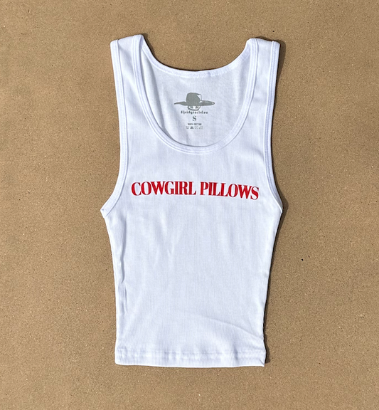 COWGIRL PILLOWS tank (limited edition)