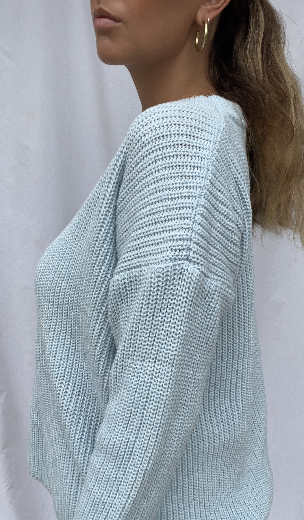 Baby Blue Knit Sweater