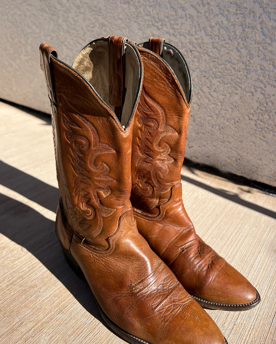 Vintage Mens Cowboy Boots